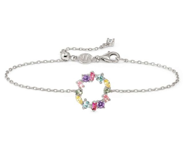 Bracelet colour wave silver