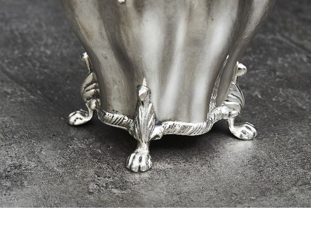 Scatola Da The Argento In Stile Settecento Usato Ricondizionato Zanolli Vintage 186997 Us0007530