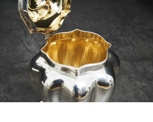 Scatola Da The Argento In Stile Settecento Usato Ricondizionato Zanolli Vintage 186997 Us0007530