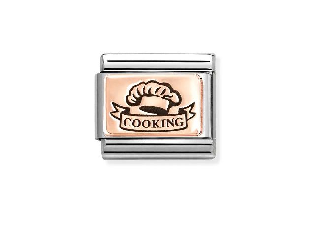 Chef hat composable steel and rosè gold