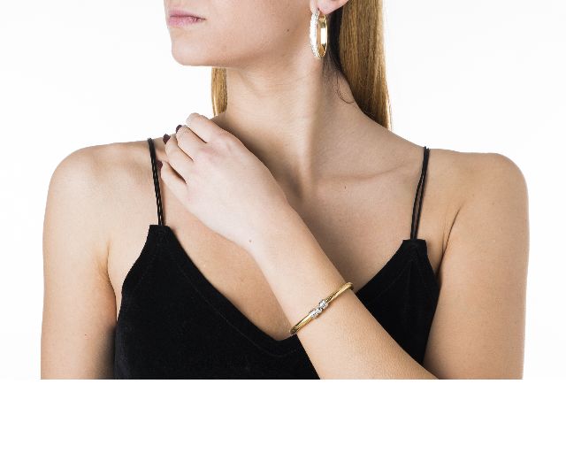 Bracelet Silver Tubogas With Central Work Selezione Zanolli 164641 834b1830drh