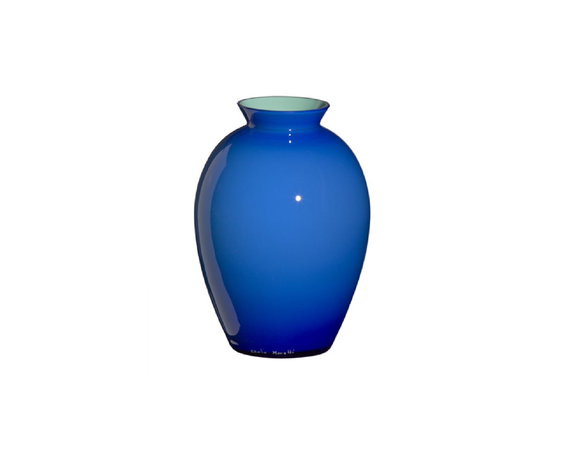 Vaso Lopas Laguna Blu Vetro Di Murano Carlo Moretti 40338 677975f350