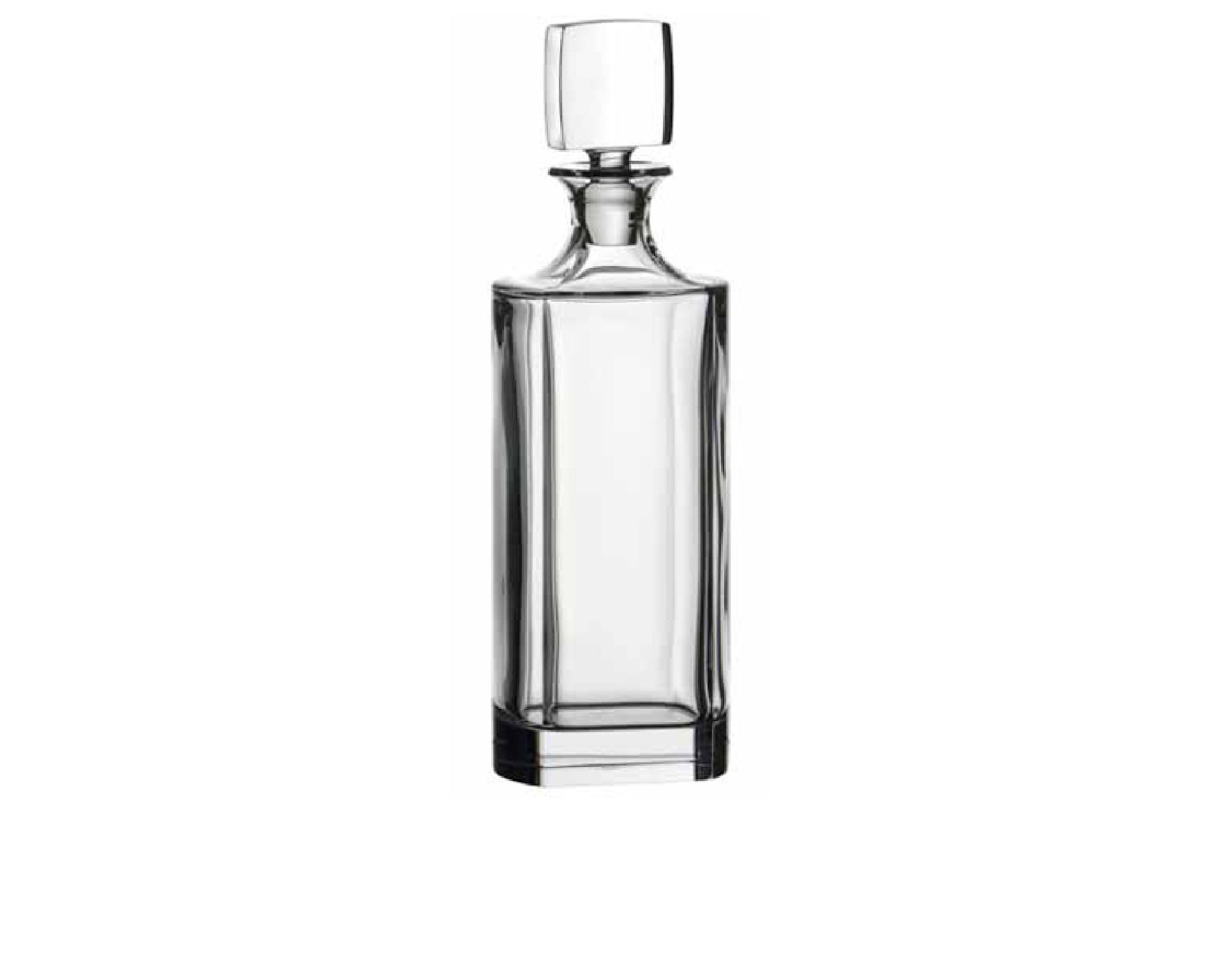Vodka Bottle Manhattan Crystal With Cap Rogaska