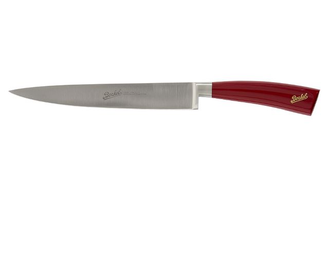 Coltello filetto elegance acciaio con manico rosso