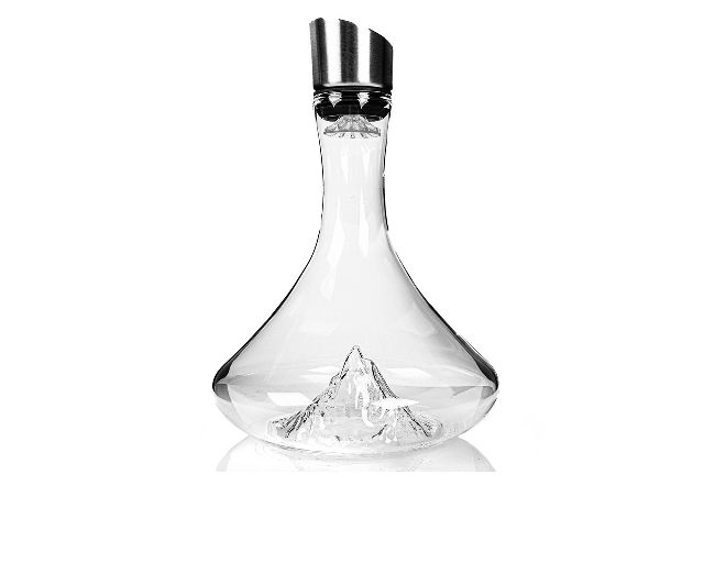 Decanter topographic matterhorn