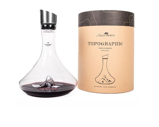 Decanter Topographic Matterhorn Alaskan Maker 189436 200cm