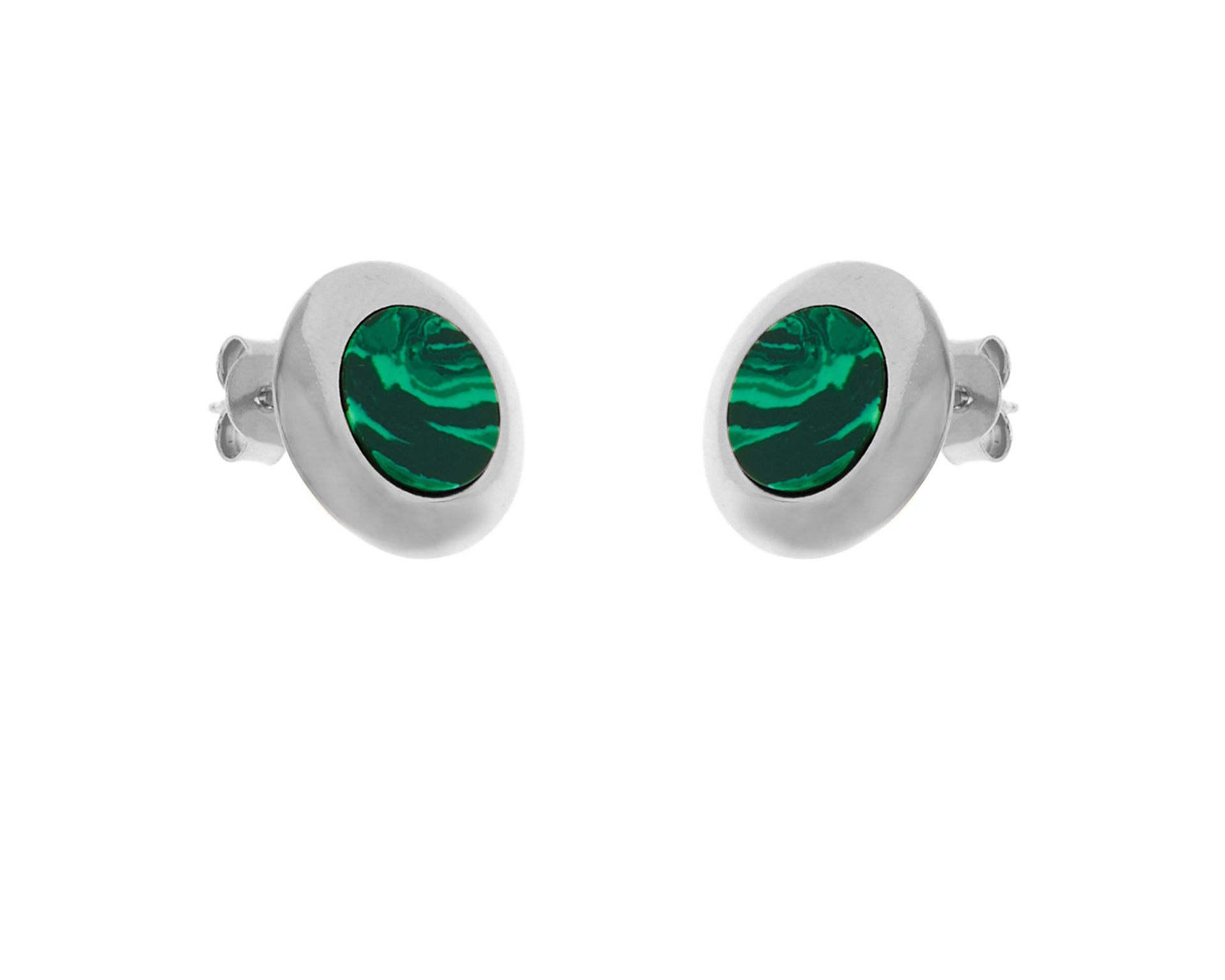Orecchini Argento Con Malachite Selezione Zanolli 177000 834or2103rhm