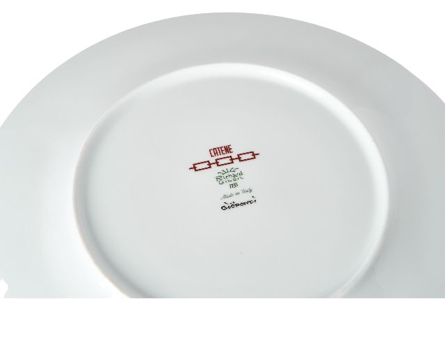 Charger Plate Catene Scarlatto Porcelain Richard Ginori 185232 F04400pt1000310a07
