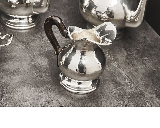 Coffee Service Silver 4 Pieces Zanolli Vintage 173849 Us0004555