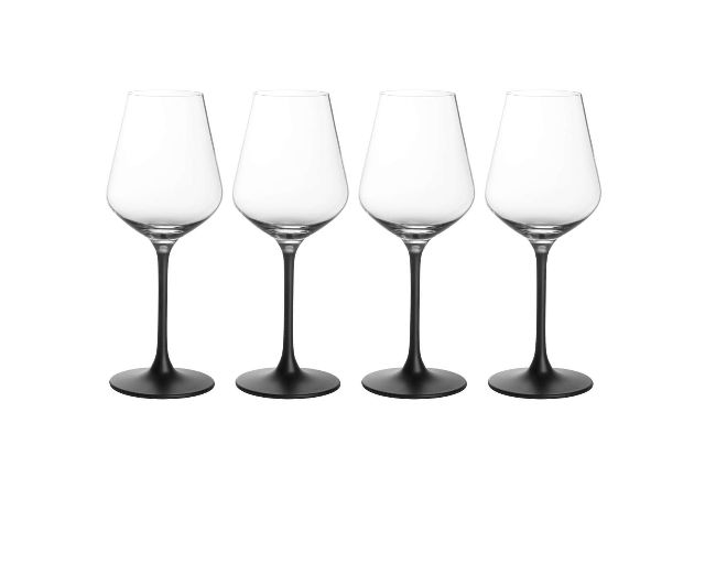 Glass set manufacture rock crystal 4 pieces for red wine