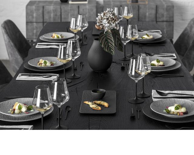 Glass Set Manufacture Rock Crystal 4 Pieces For Red Wine Villeroy E Boch