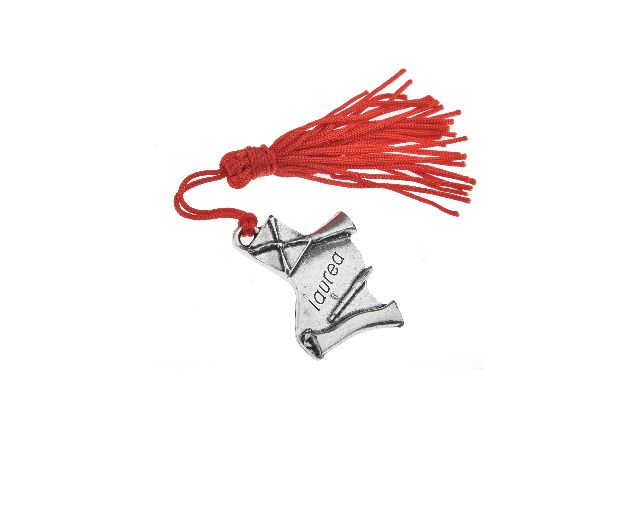Parchment graduation with red tassel