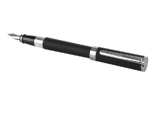 Penna stilografica tu resin nera satinata