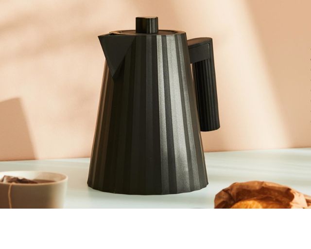 Bollitore Elettrico Plisse Nero Alessi 166212 902mdl061b