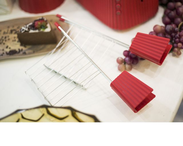 Toaster Racks Set Plisse Red Alessi 166360 902mdl08rar