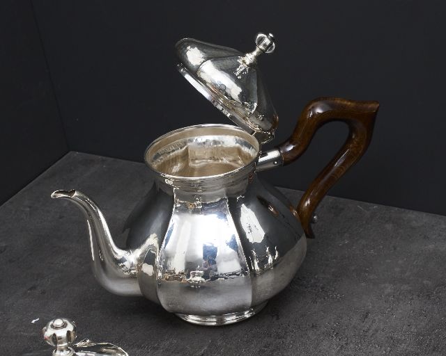 Tea And Coffee Service Silver 4 Pieces Zanolli Vintage 189644 Us0008499