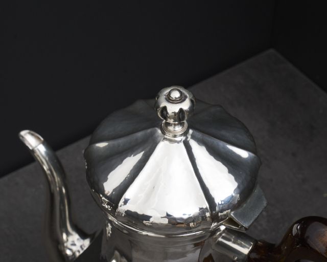 Tea And Coffee Service Silver 4 Pieces Zanolli Vintage 189644 Us0008499
