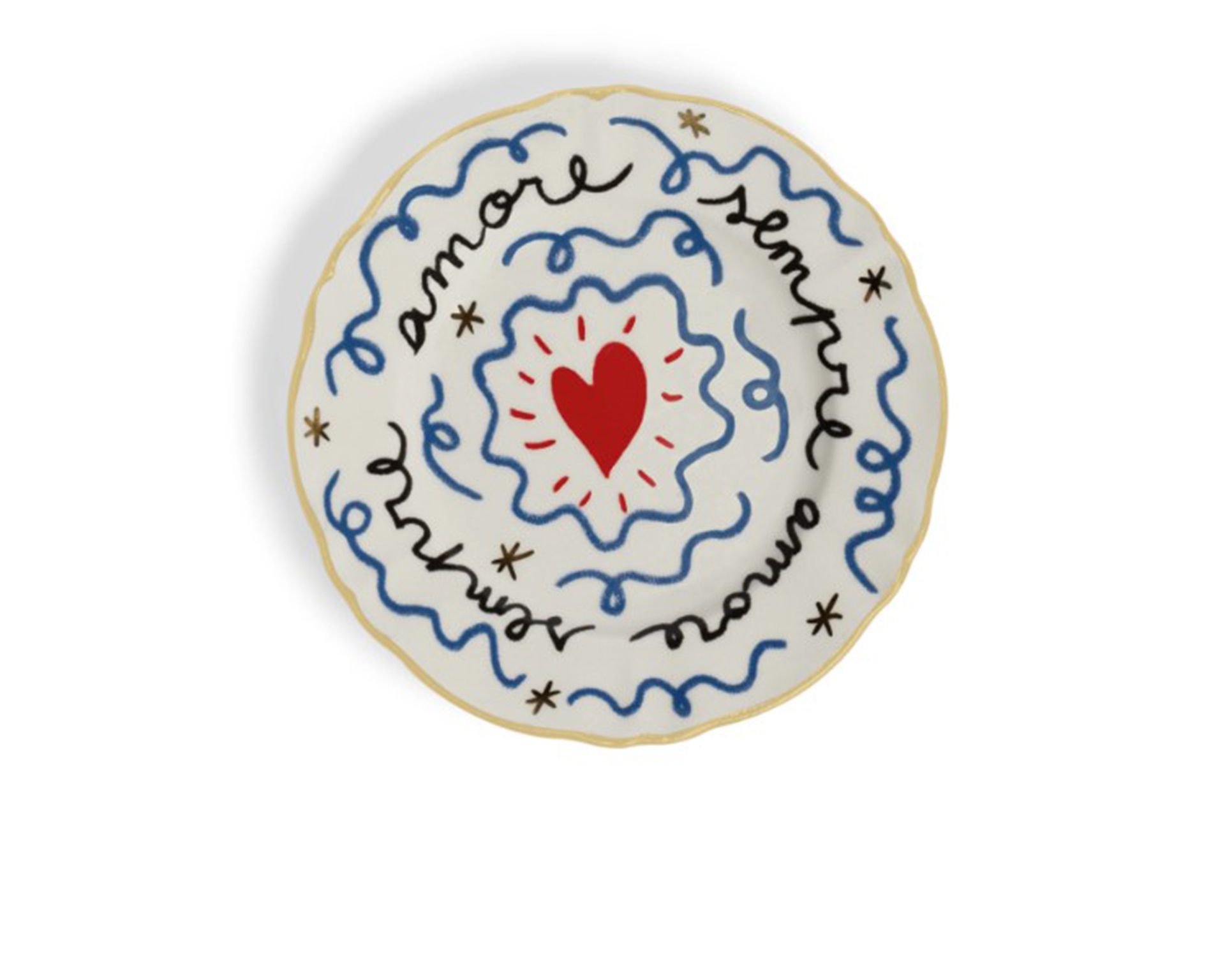 Piattino Il Frutto Della Passione Porcellana Cuore Bitossi Home 179002 954pan00101