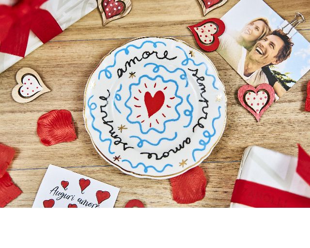 Piattino Il Frutto Della Passione Porcellana Cuore Bitossi Home 179002 954pan00101