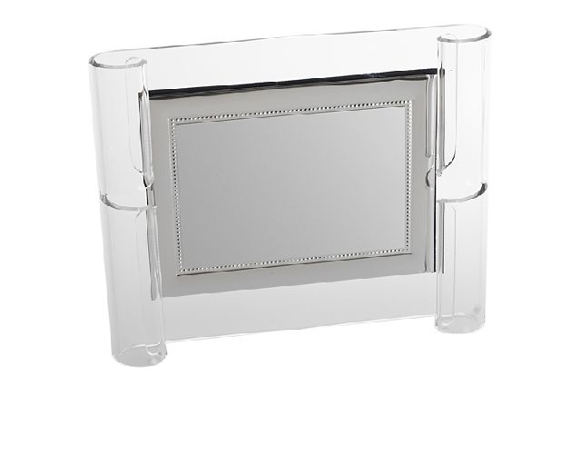 Plaque with frame with plexiglass stand