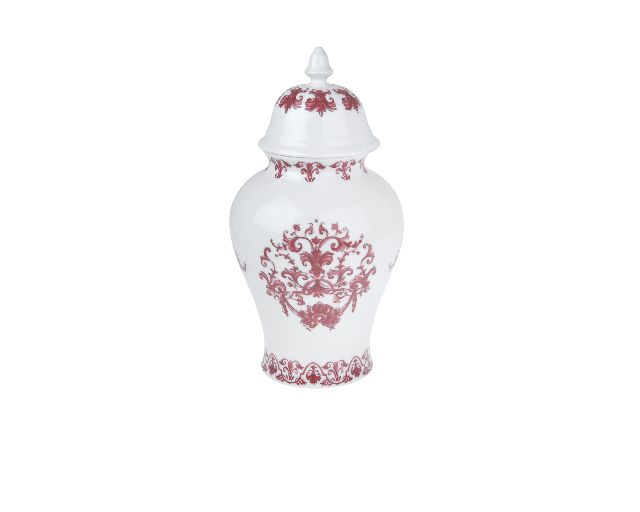 Vase babele rosso porcelain