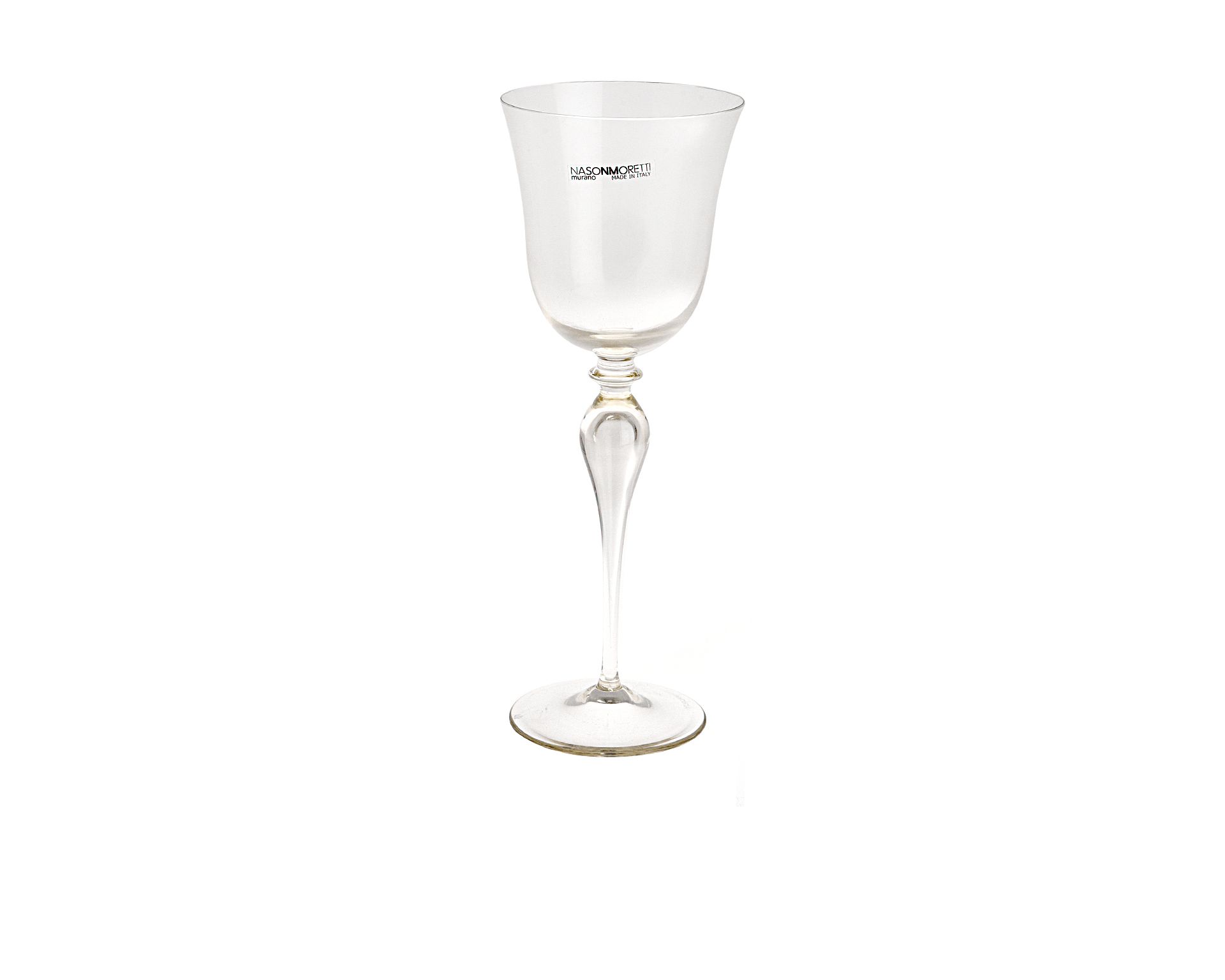 Water Glass Prestige Murano Glass Nasonmoretti 130864 843prest2