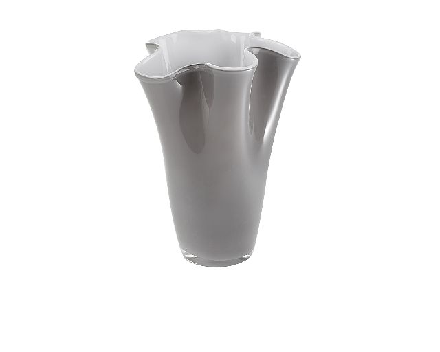 Vase wave grey