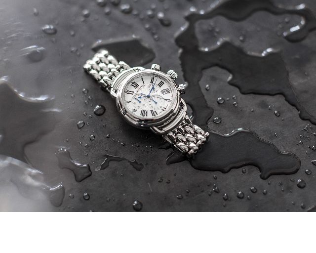 Chronograph steel with steel strap