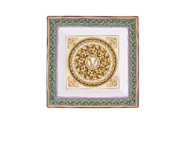 Coppa quadra barocco mosaic porcellana