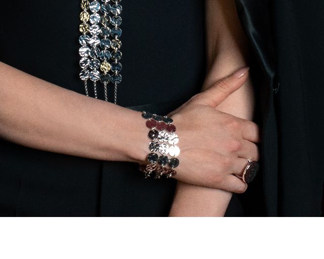 Bracelet Lulu Silver With Hammered Rounds Selezione Zanolli 173070 922br3005