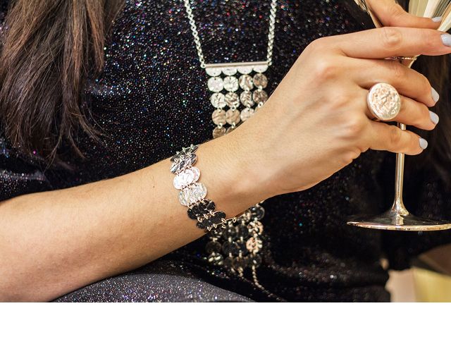 Bracelet Lulu Silver With Hammered Rounds Selezione Zanolli 173070 922br3005
