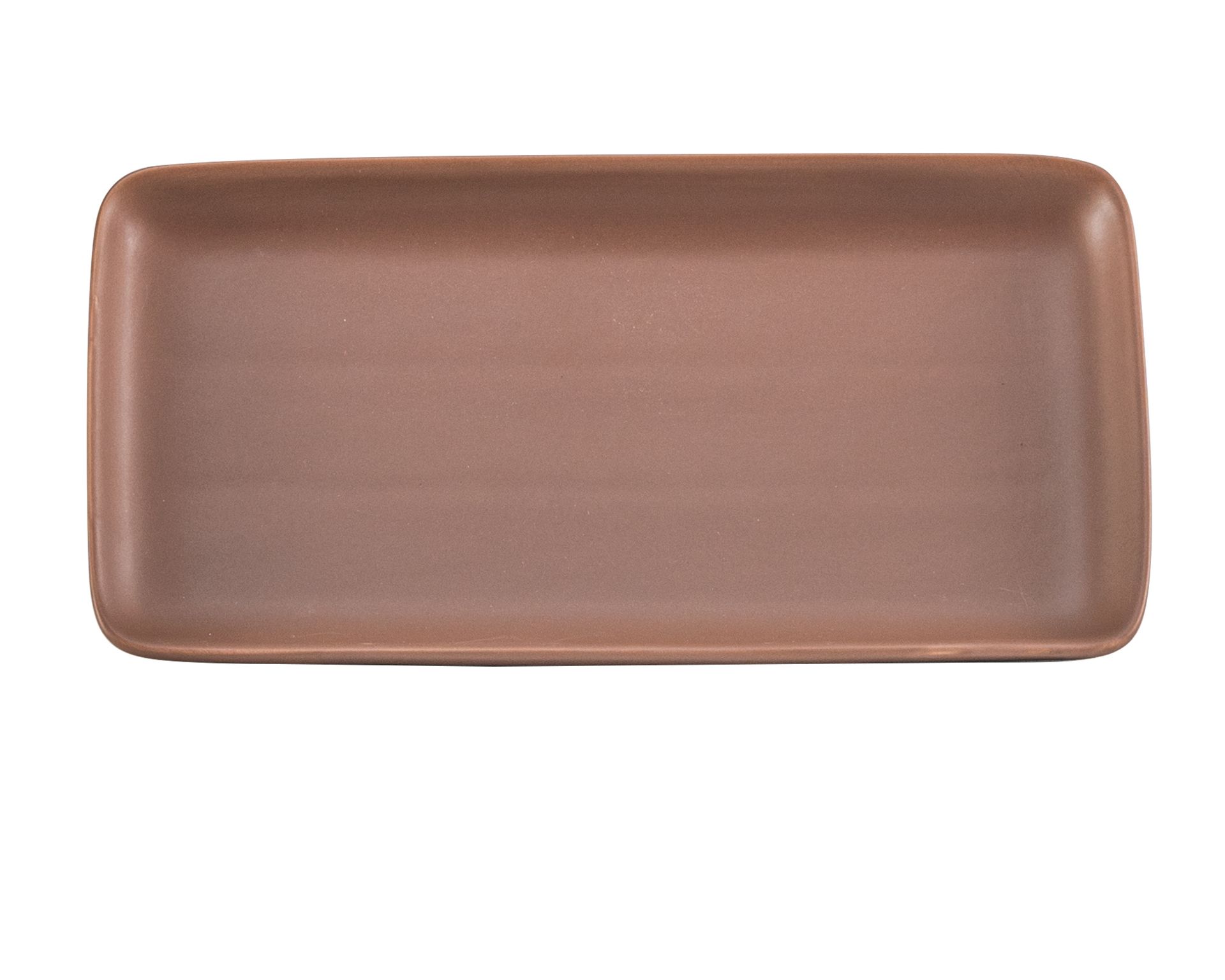 Rectangular Plate Levante Porcelain Brown Zafferano 186763 978lev1509