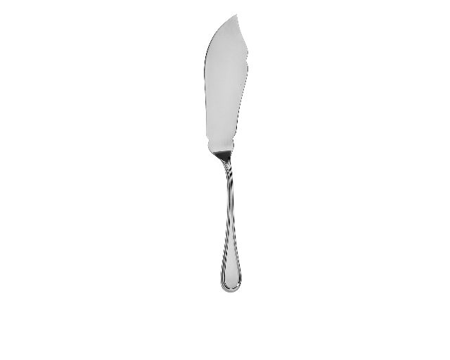 Coltello servire pesce argento in stile inglese