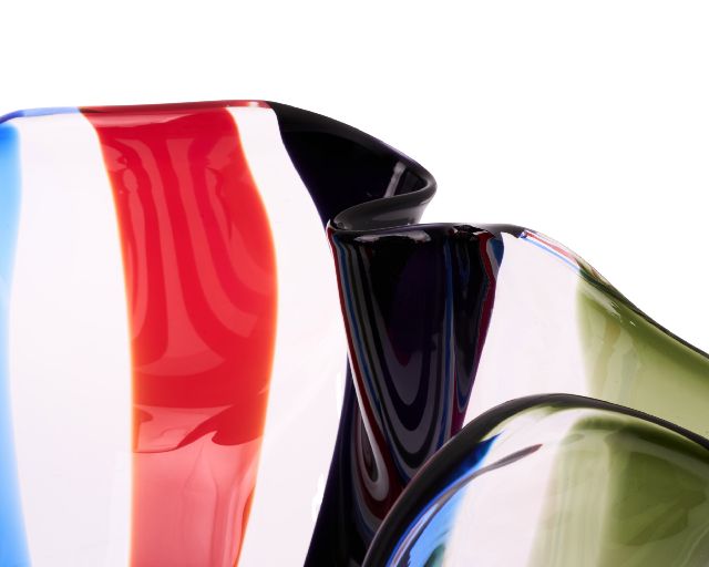 Vase Kukinto Murano Glass Venini