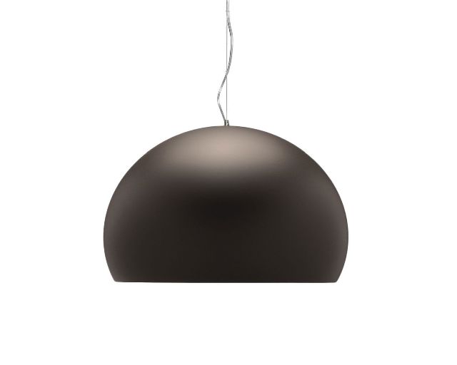 Lampada sospensione big fl/y marrone opaco