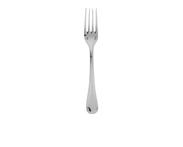 Fruit fork contour silver plated