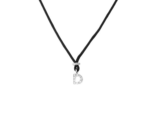 Collana oro 750‰ con ciondolo lettera d