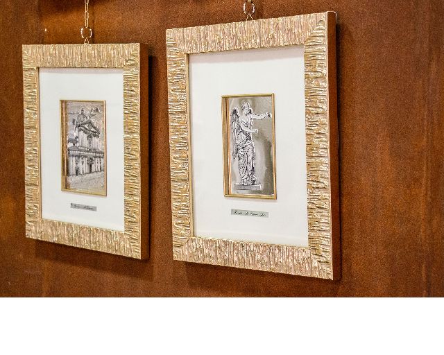 Quadro Vittoria Alata Argento Selezione Zanolli 176129 700506va