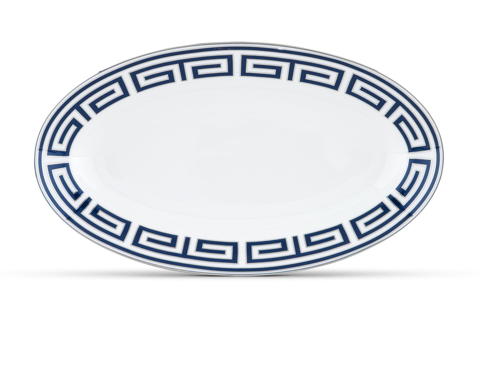 Pickle Dish Labirinto Zaffiro Porcelain Richard Ginori 166914 F00400rv0000235a50