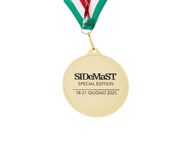 Gold Medal Metal Personalized With Tricolor Ribbon Selezione Zanolli 187971 6226060opt