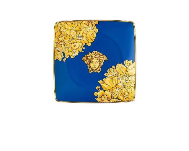 Piattino medusa rhapsody porcellana blu