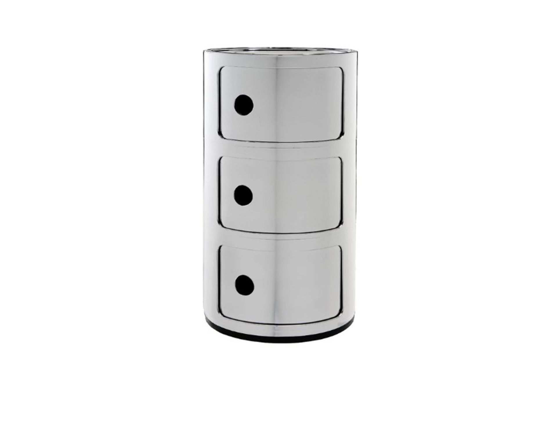 Drawer Componibile Metal Three Elements Chromed Kartell 185093 90605967xx