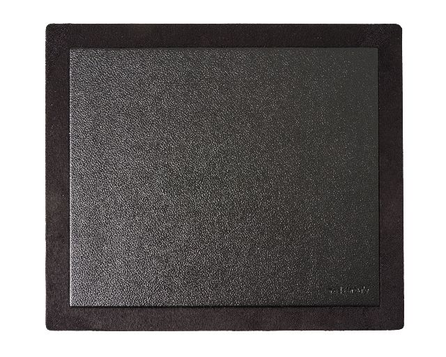 Tappetino mouse in ecopelle nero