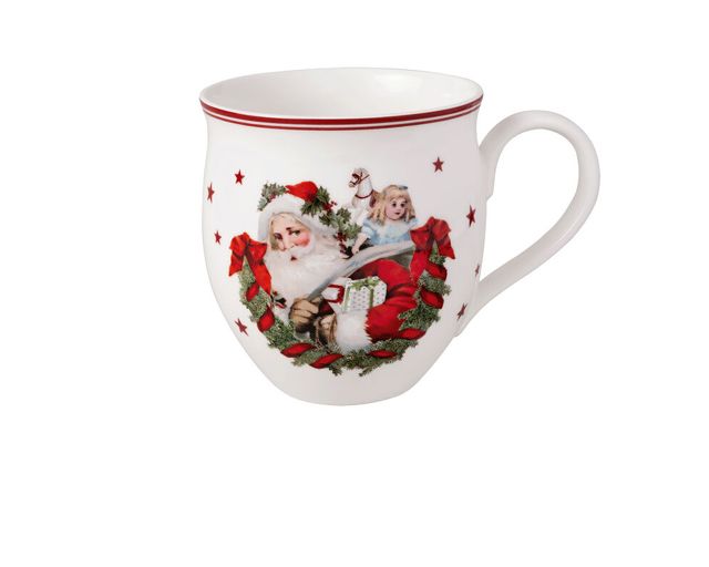 Mug with handle toy's delight porcelain