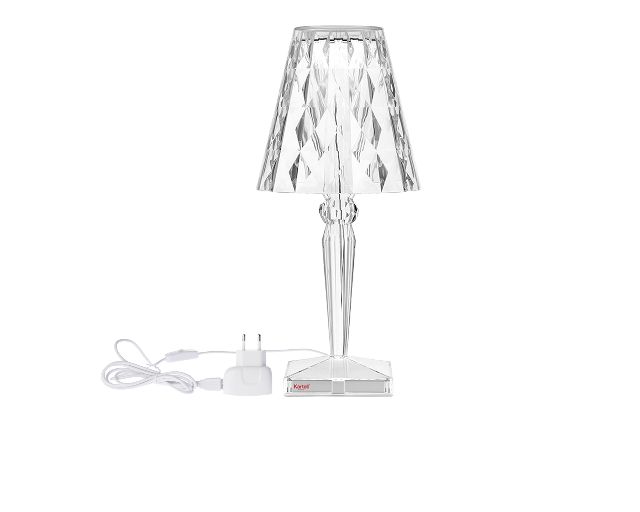 Lamp big battery transparent on/off