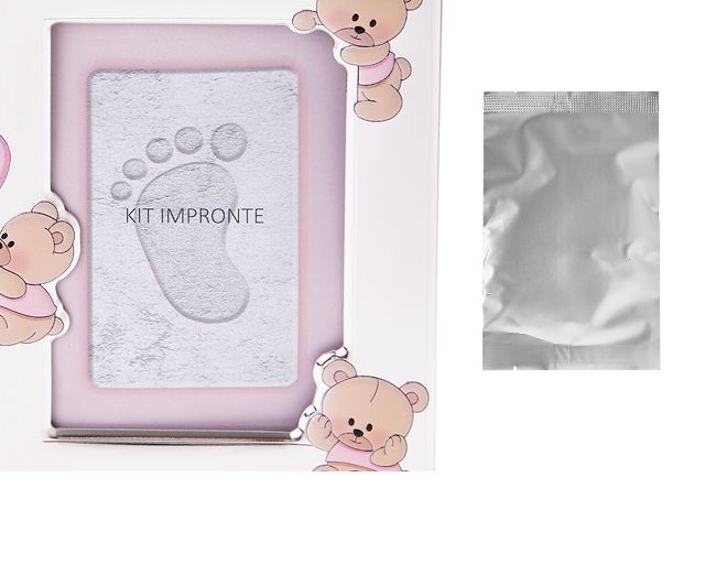 Cornice Orsetti Rosa Argento Pvd Con Kit Per Le Impronte Selezione Zanolli 172664 445731473lra