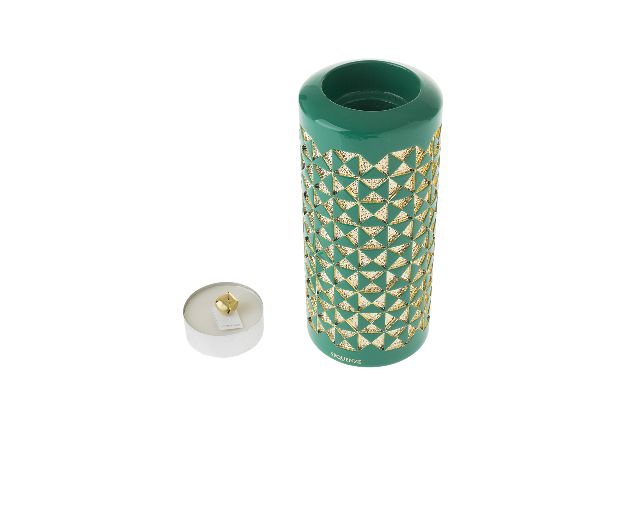 Portacandela Rombi Verde Selezione Zanolli 164425 875ca04022v