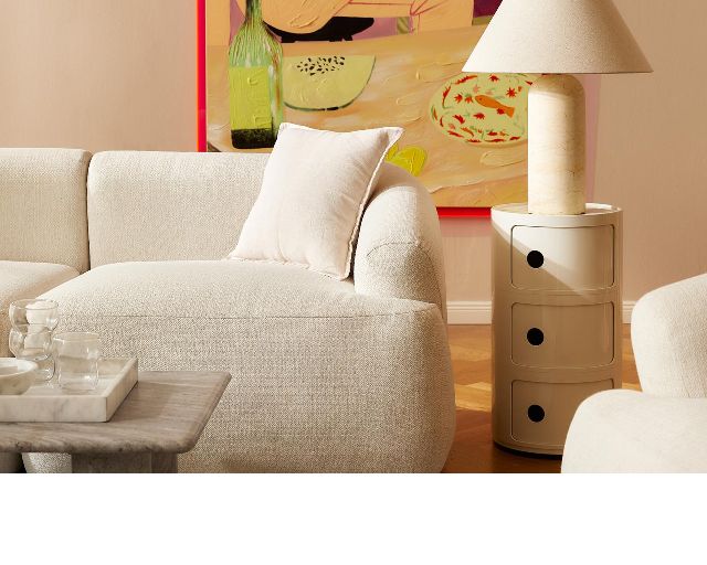 Cassettiera Componibile Recycled A Tre Elementi Colore Bianco Kartell
