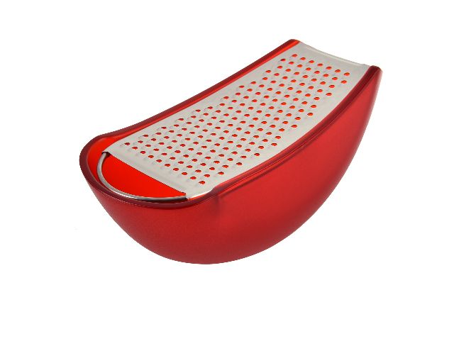 Grattugia parmenide acciaio rosso