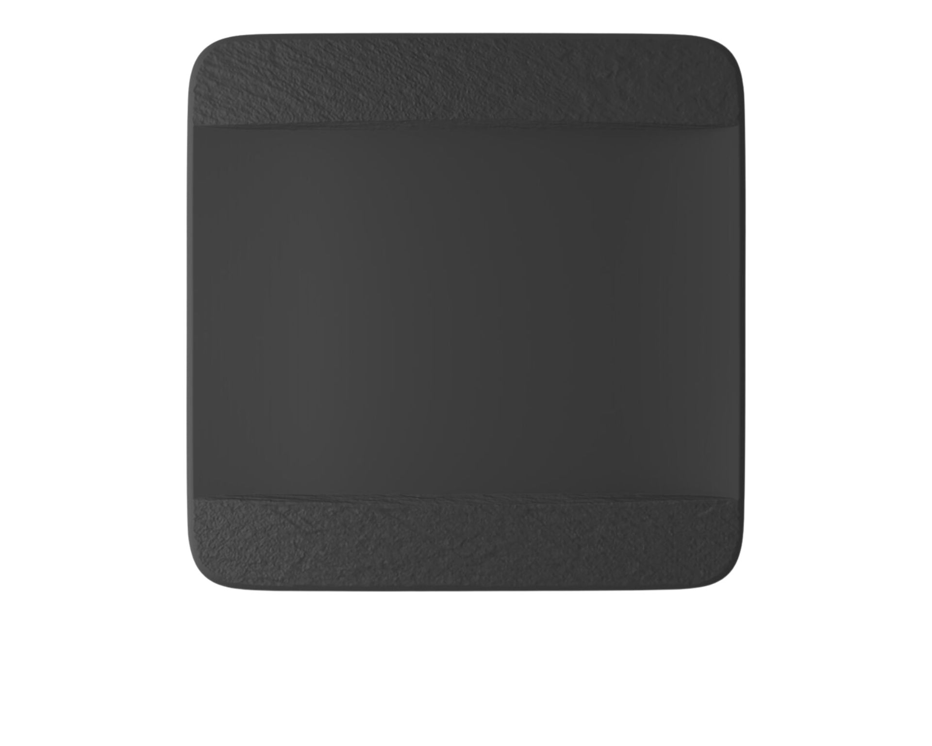 Square Flate Plate Manufacture Rock Porcelain Black Villeroy E Boch